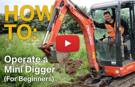 driving a mini digger|operating mini digger beginner.